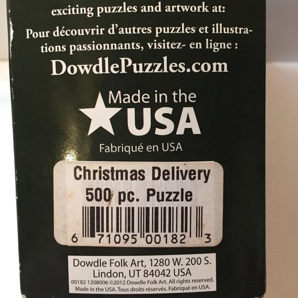 DOWDLE Puzzle 500 pieces Santa Christmas Delivery - Picture 6 of 6